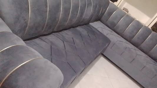 corner wood gry charcoal sofa