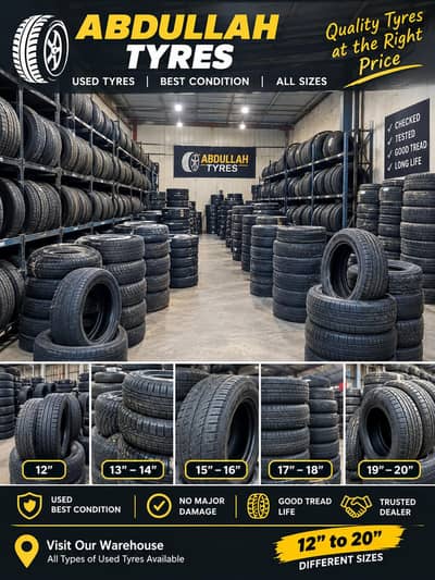 ABDULLAH TYRES – QUALITY USED TYRES 