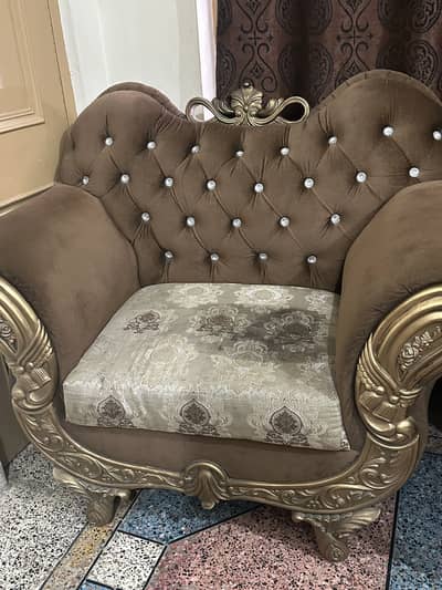 6 sites sofa set welldone condition Damaged khai sy b Nh ha