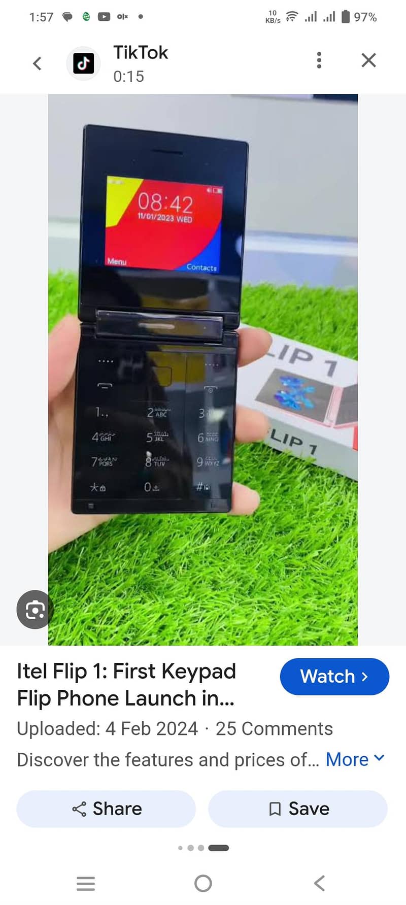 Itel Flip 1 2