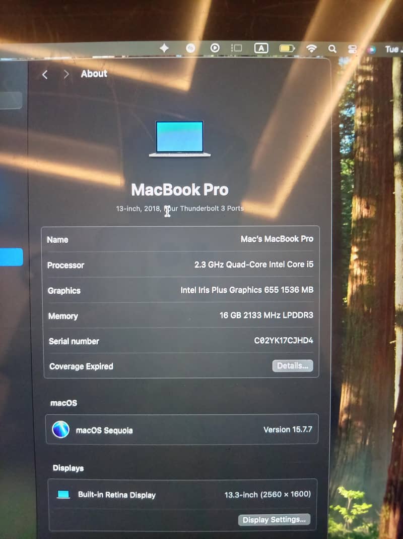 macbook pro 2018 3