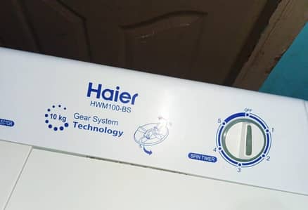 Haier washing machine twin tub model number HWM 100 AS