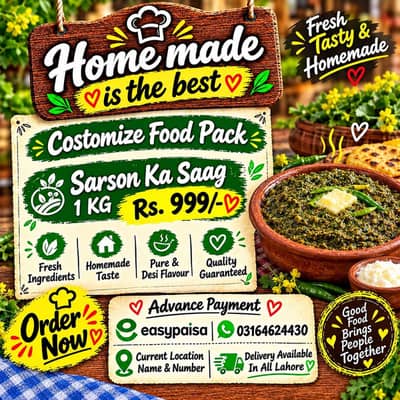 Home Made Food Available