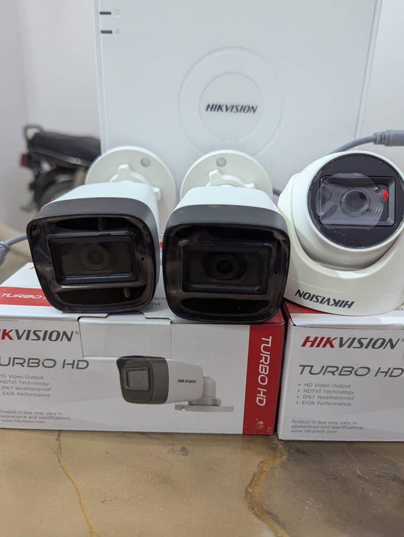 4 Cameras complete setup with installation 2