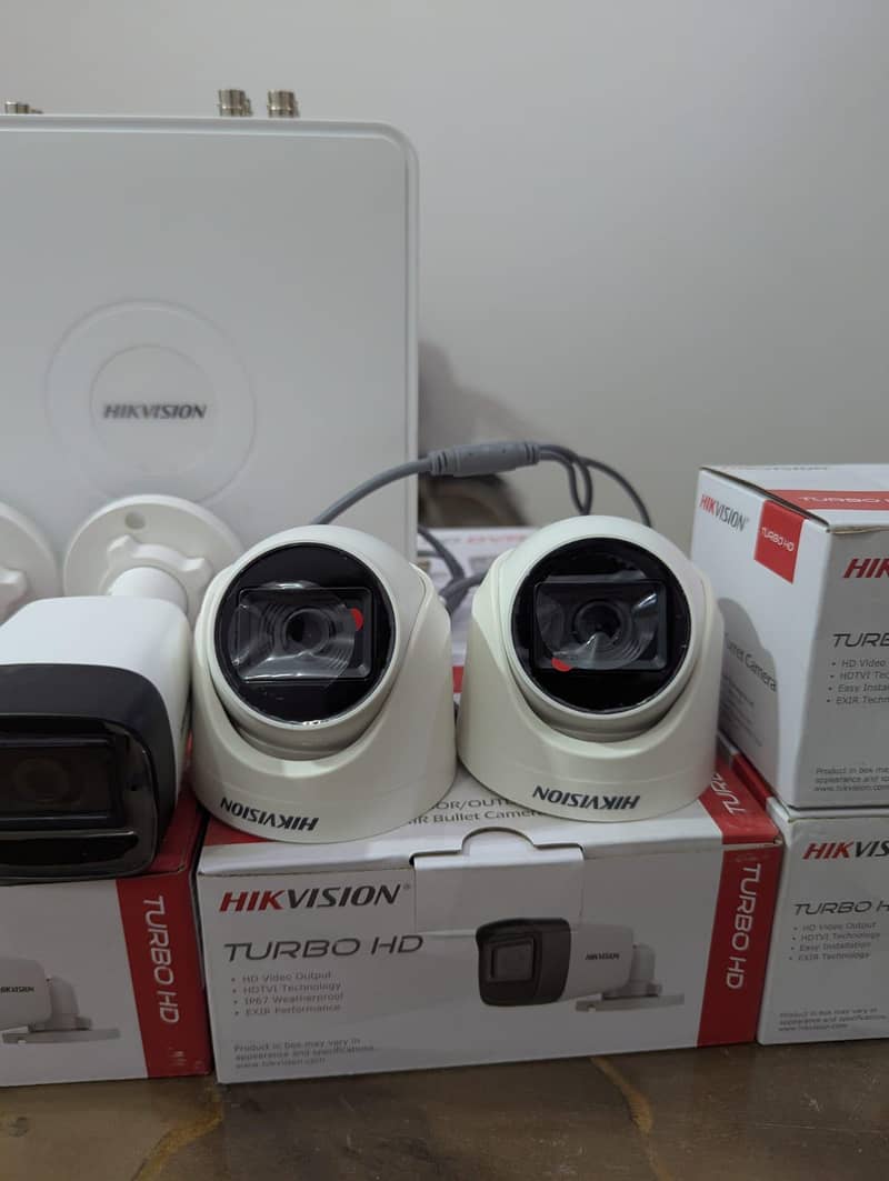 4 Cameras complete setup with installation 1