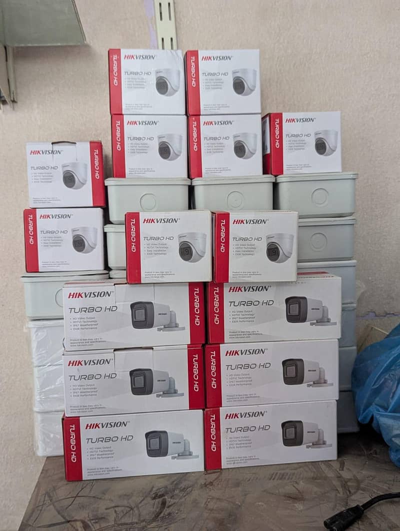 4 Cameras complete setup with installation 13