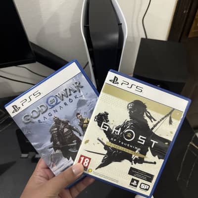 PS5 Ghost of Tsushima + God of War Ragnarok | Brand New, 10/10