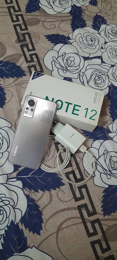 Infinix Note 12 original mobile with box in reasonable price.