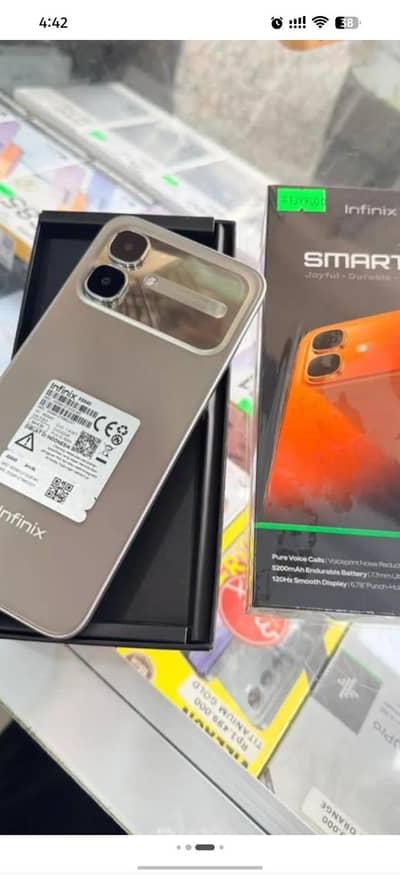 Infinix Smart 20 like new silver colour