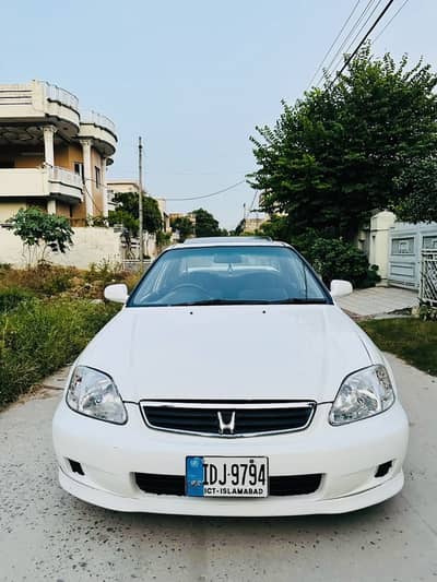 Honda Civic VTi Oriel Prosmatec 1999 fully optional Islambad number