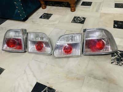 Honda civic 1999 original taiwani made back crystal lights