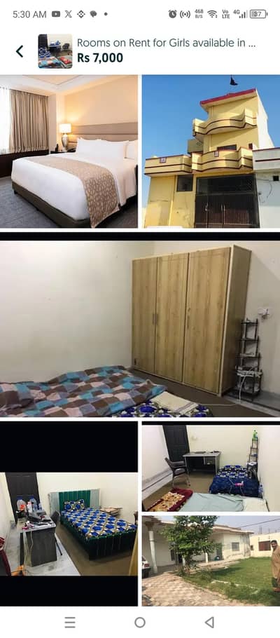 Rooms available for Rent in H-14 near Daewoo NUST EME