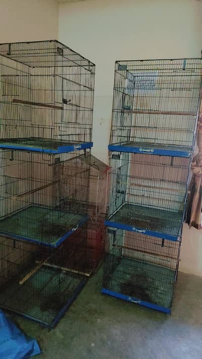 large parrot cages for sale and boxes for sale
