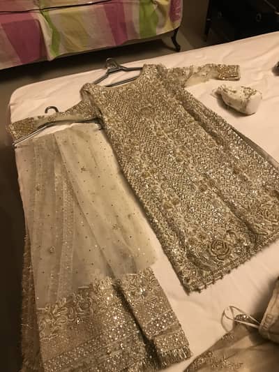 Original Faiza Saqlain Heavy Embroided Bridal Lehenga