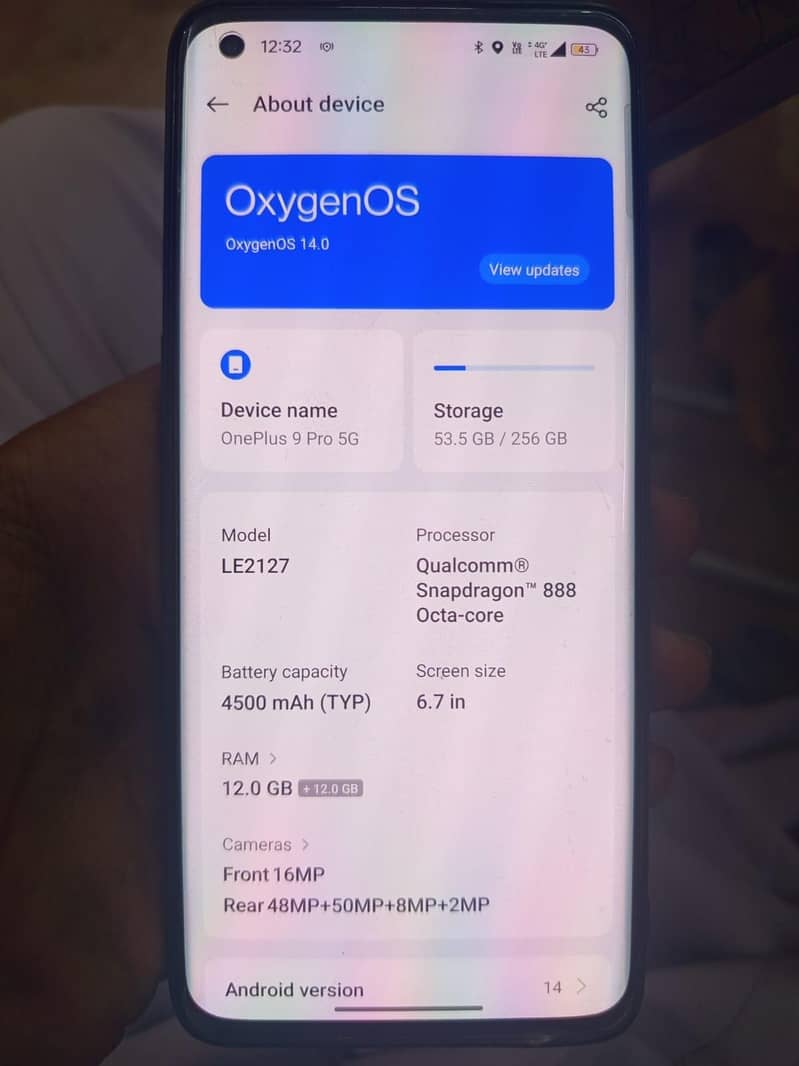 One Plus 9 Pro 6