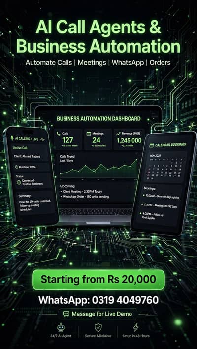 Whatsapp chat bots! Ai call agents! Ai automation