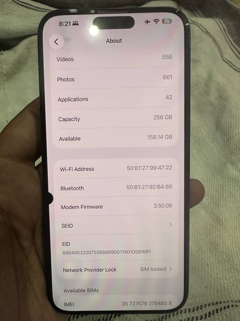 Apple iPhone 15 Pro Max 256GB | LLA | JV | Black 5