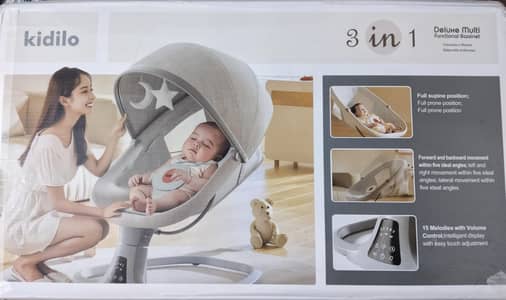Kidilo 3-in-1 Baby Bassinet | Excellent Condition