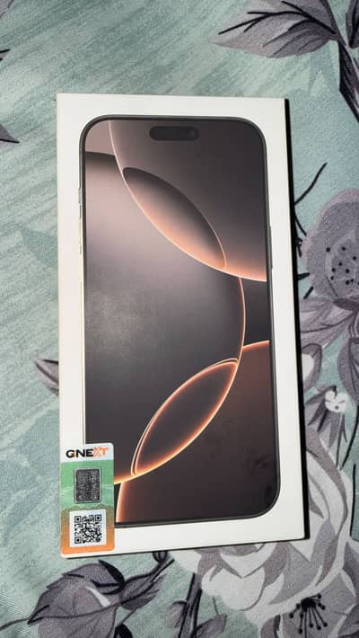 Apple iPhone 16 Pro Max with box 10/10 condition