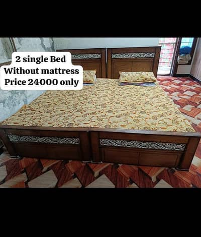 Single Bed pair full size for sale