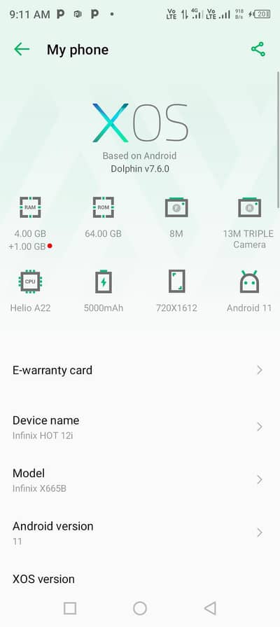 Infinix Hot 12i