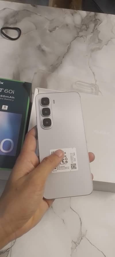 Infinix Hot60i 6/128 With Complete saman 1 month used only