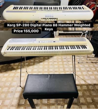 Korg LP-380 Digital piano 88 Hammer weighted keys /Keyboard/Guitar