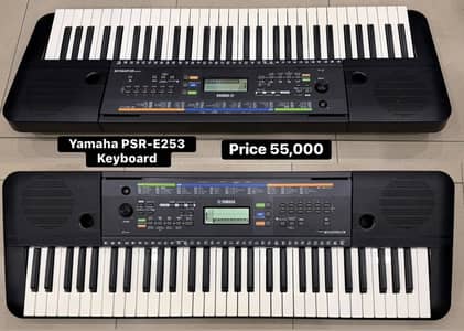 Yamaha PSR-E253 Keyboard /piano/guitar/electric/bass/banjo/amp
