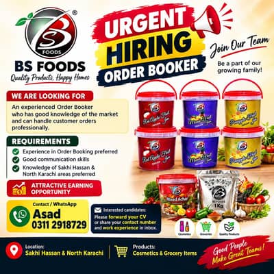 Order Booker B s food