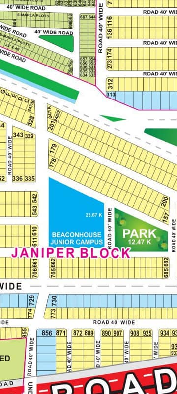 10 Marla Residential Plot With Possesion Utility Paid For Sale In Janipher Block Bahria Town Lahore