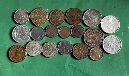 Vintage Biritish India Iran and other Islamic countries coins for sell