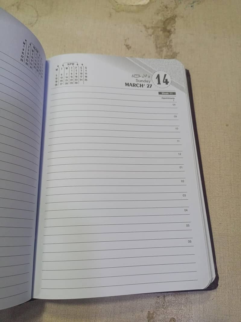 Diary 2027 1