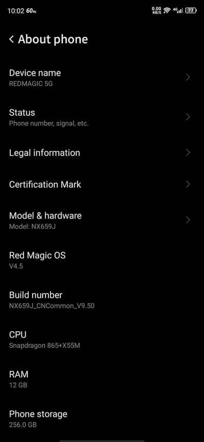 REDMEGIC 5S GAMING DEVICE