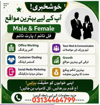 Job vacancies availabl