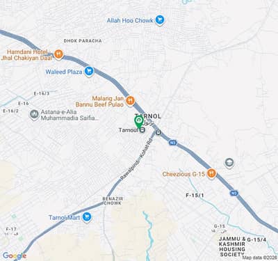 4 Kanal 7 Marla Corner Commercial Plot For Sale Main GT Road Tarnol Islamabad