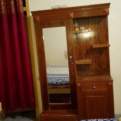 wooden dressing table with mirror for sale