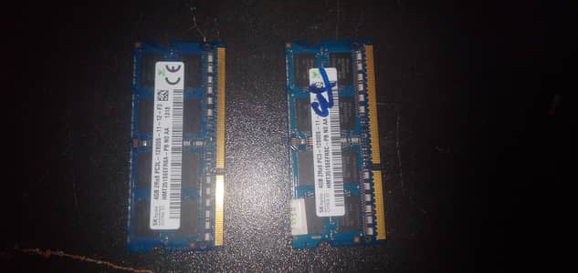 8GB RAM (2×4GB) SK hynix DDR3L 1600MHz Laptop RAM