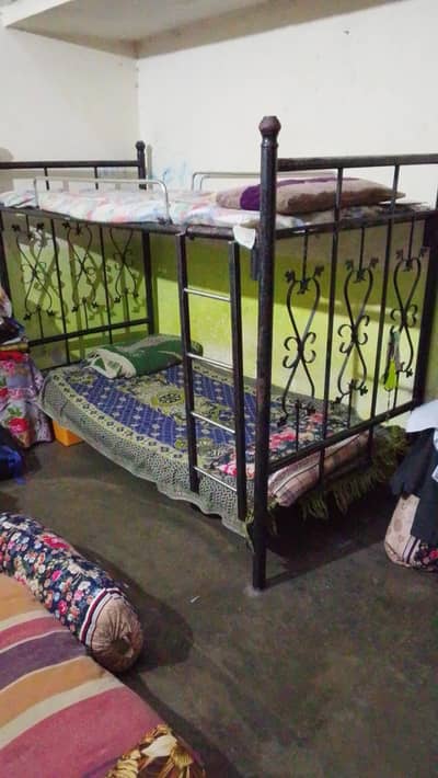 Heavy Duty Iron Bunk Bed without mattress