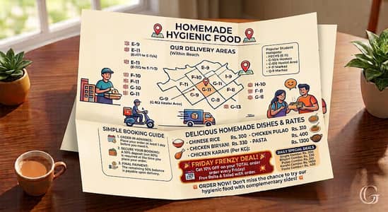 Homemade hygienic food for delicious and satisfying lunch and dinner