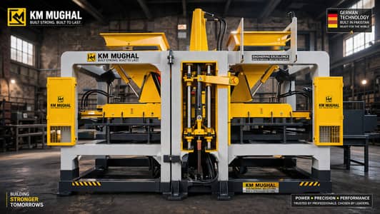 Paver tile, tuff tiles, concrete blocks making machine - Km mughal