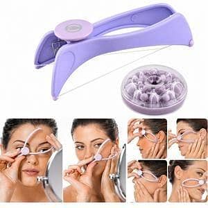 T  Slique Facial Hair Removal Threading Machine for Women – Electric Face Hair Remover, Eyebrow Threading Tool, Upper Lip & Chin Hair Remover, Portable Facial Epilator, Face Shaver & DIY Hair Removal Device