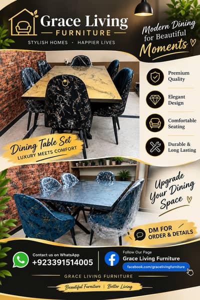 6 Chair, Dinning Table,Dining 6 chair,Table,Table for sale, Dining