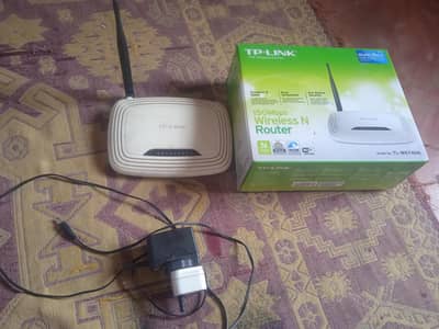 tp link router 10 9 condition full working with adapter and box