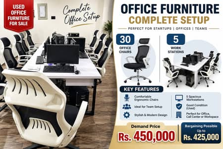 Workstations and chairs