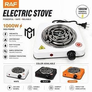 T   Electric Stove 1000W – Portable Single Burner Electric Chulha, Fast Heating Hot Plate Cooker, Energy Efficient Electric Stove for Home Kitchen, Hostel, Office, Travel & Daily Cooking Use