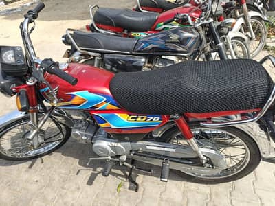 Honda CD 70 red condition 10/10