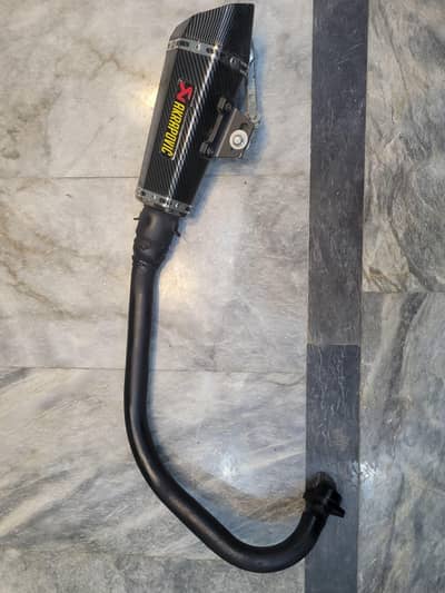Akra povic exhaust with bend pipe