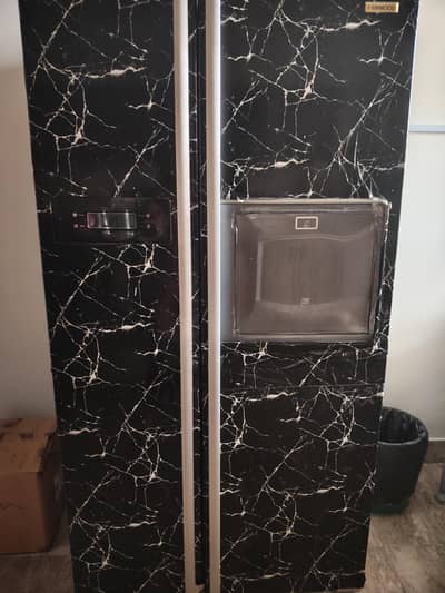 double door fridge side by side