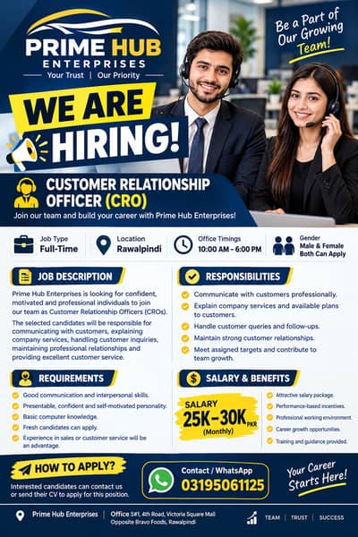 CUSTOMER RELATIONSHIP OFFICER