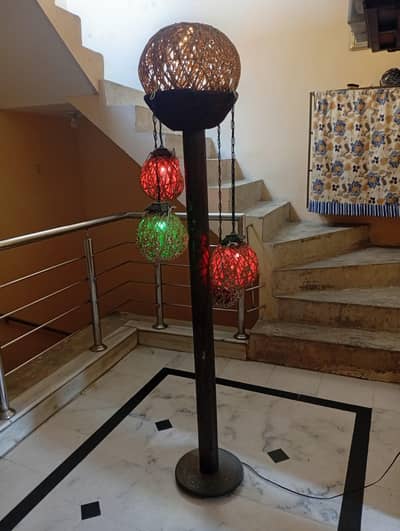 Decorated lamp